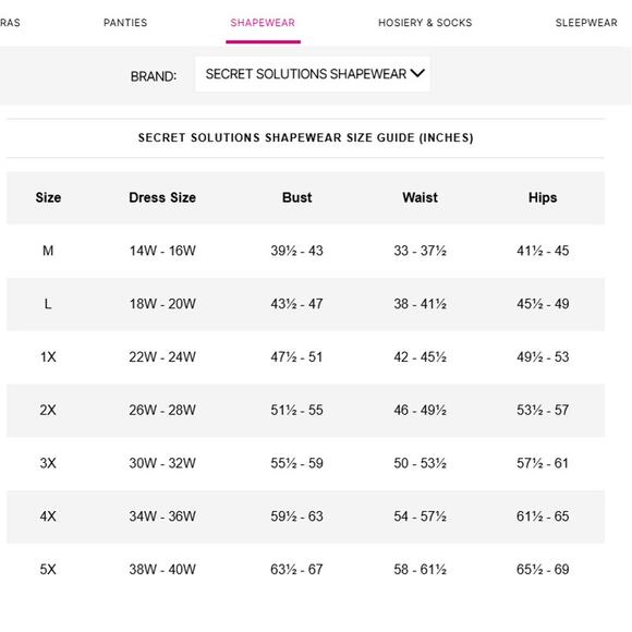 Woman Within Secret Shaper Shapewear Bottoms 4X High Rise Power Firm Control - Picture 7 of 10